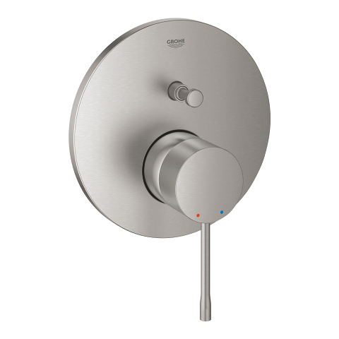 GROHE Essence Single-lever mixer with 2-way diverter - Supersteel