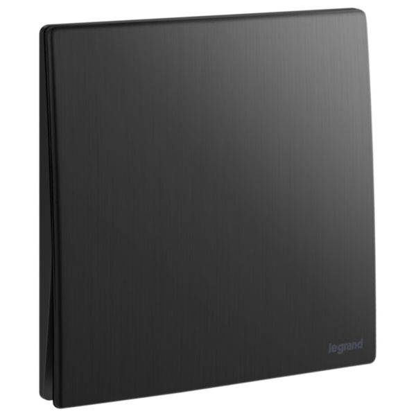 Mallia Senses - 1 gang 2 way switch 16AX - Brushed Black